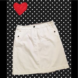 For The Republic White Skirt